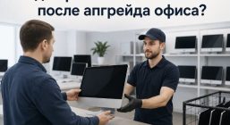 Старый моноблок сдают в пункт приема