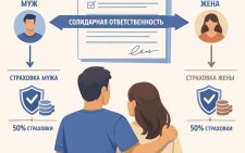семейная пара перед схемой кредитного договора