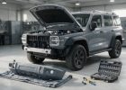 Демонтаж переднего бампера Tank 400