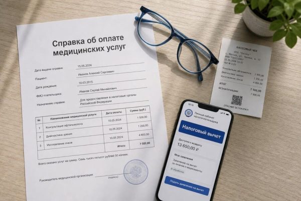 Налоговый вычет за лечение ребенка